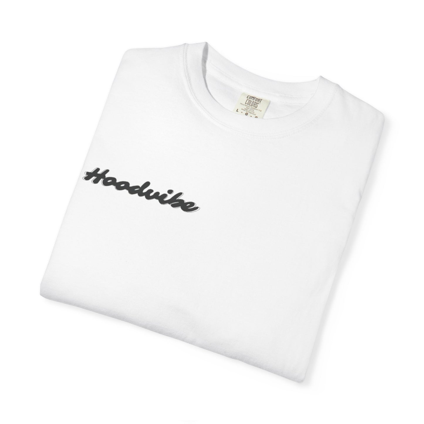Hoodie-Inspired Floral Unisex Garment-Dyed T-Shirt