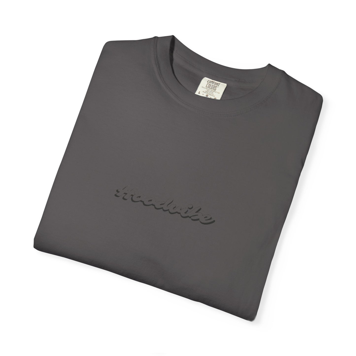 Trendy Unisex Garment-Dyed T-Shirt with 'Hoodie' Design