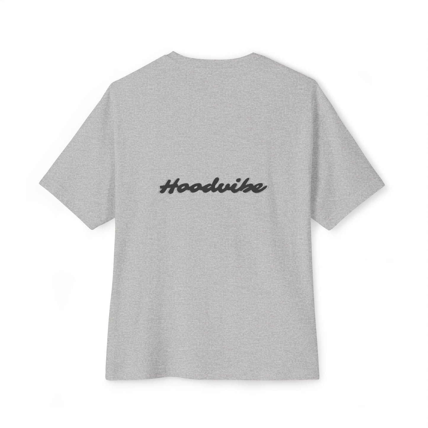 Hoodie Vibe Oversized Boxy Tee - Unisex Casual Streetwear