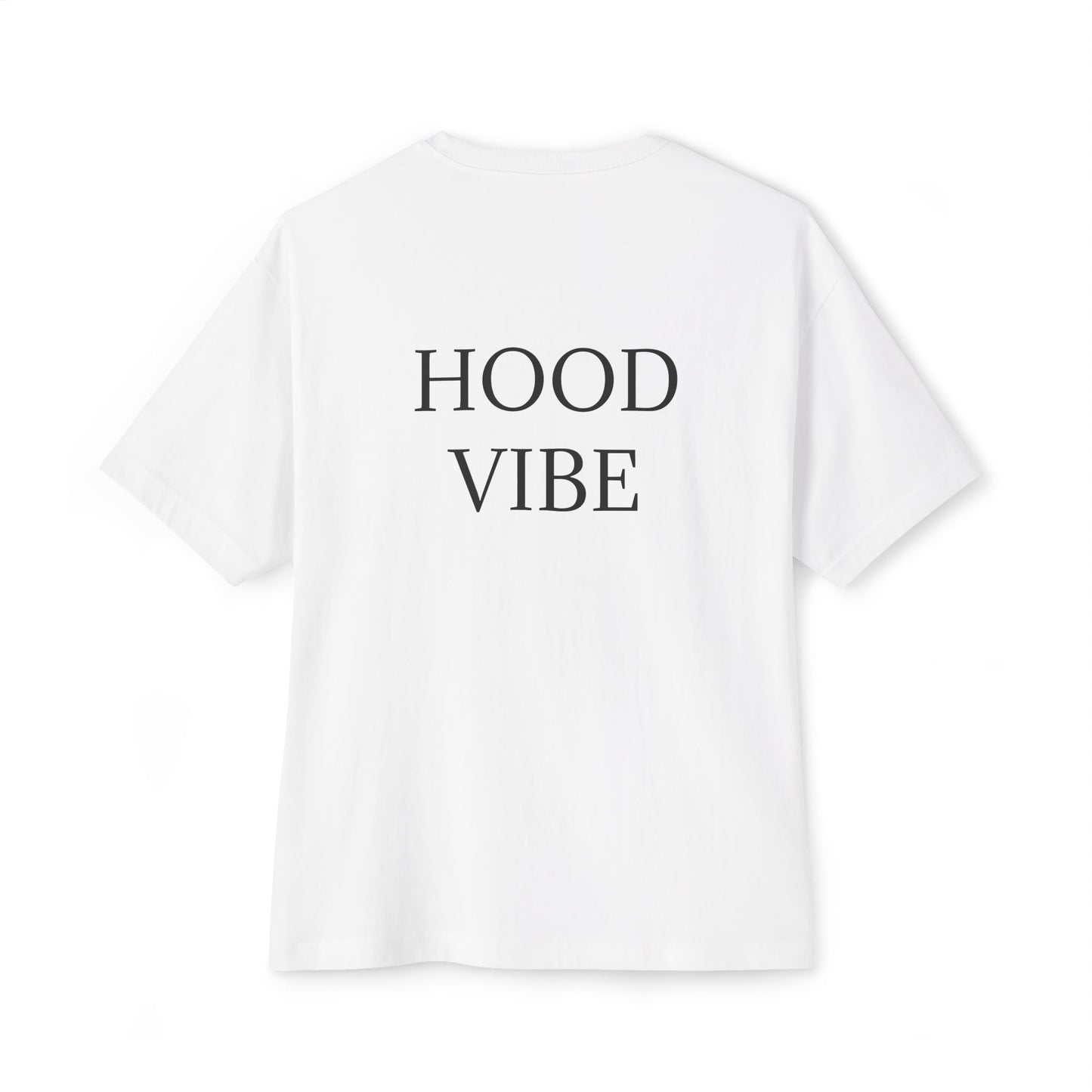 Unisex Oversized Boxy Tee - Hood Vibe Graphic Tee for Relaxed Style