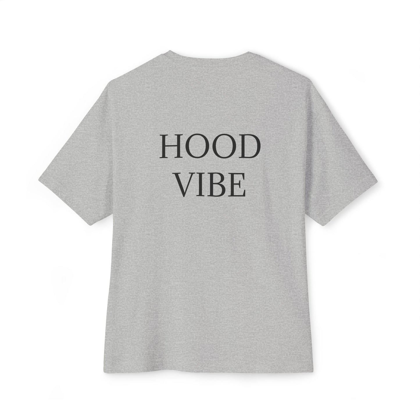 Unisex Oversized Boxy Tee - Hood Vibe Graphic Tee for Relaxed Style