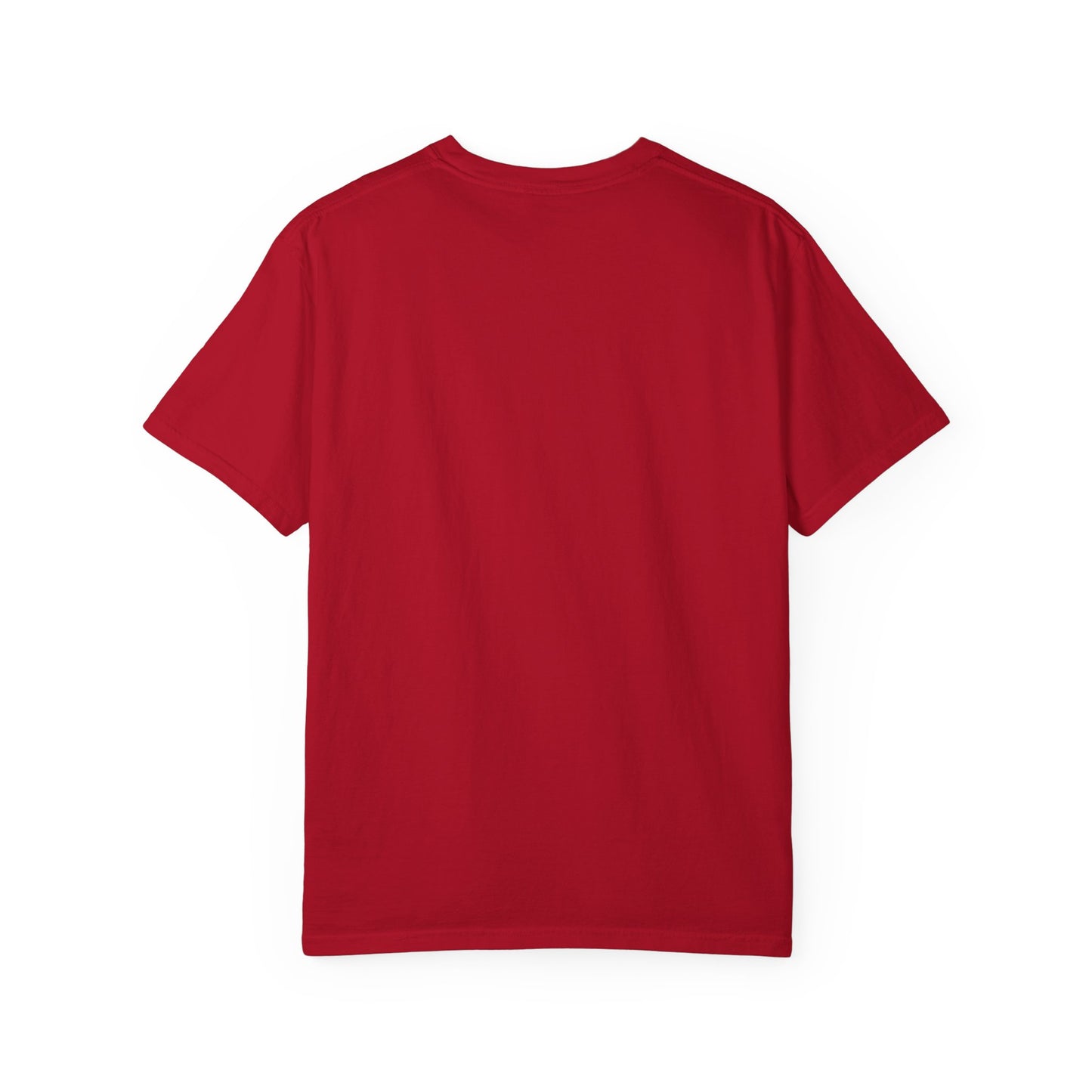 Trendy Unisex Garment-Dyed T-Shirt with 'Hoodie' Design