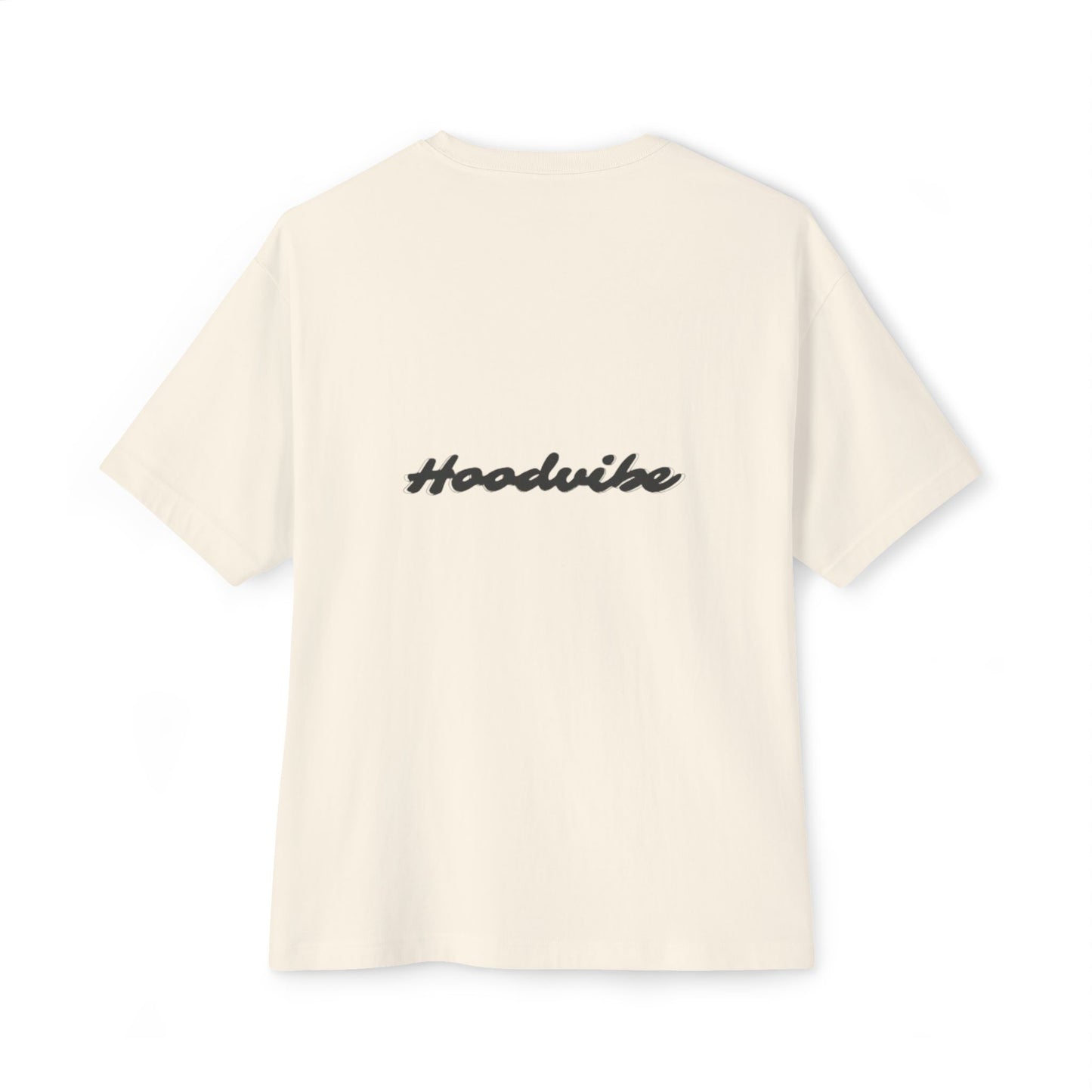 Hoodie Vibe Oversized Boxy Tee - Unisex Casual Streetwear