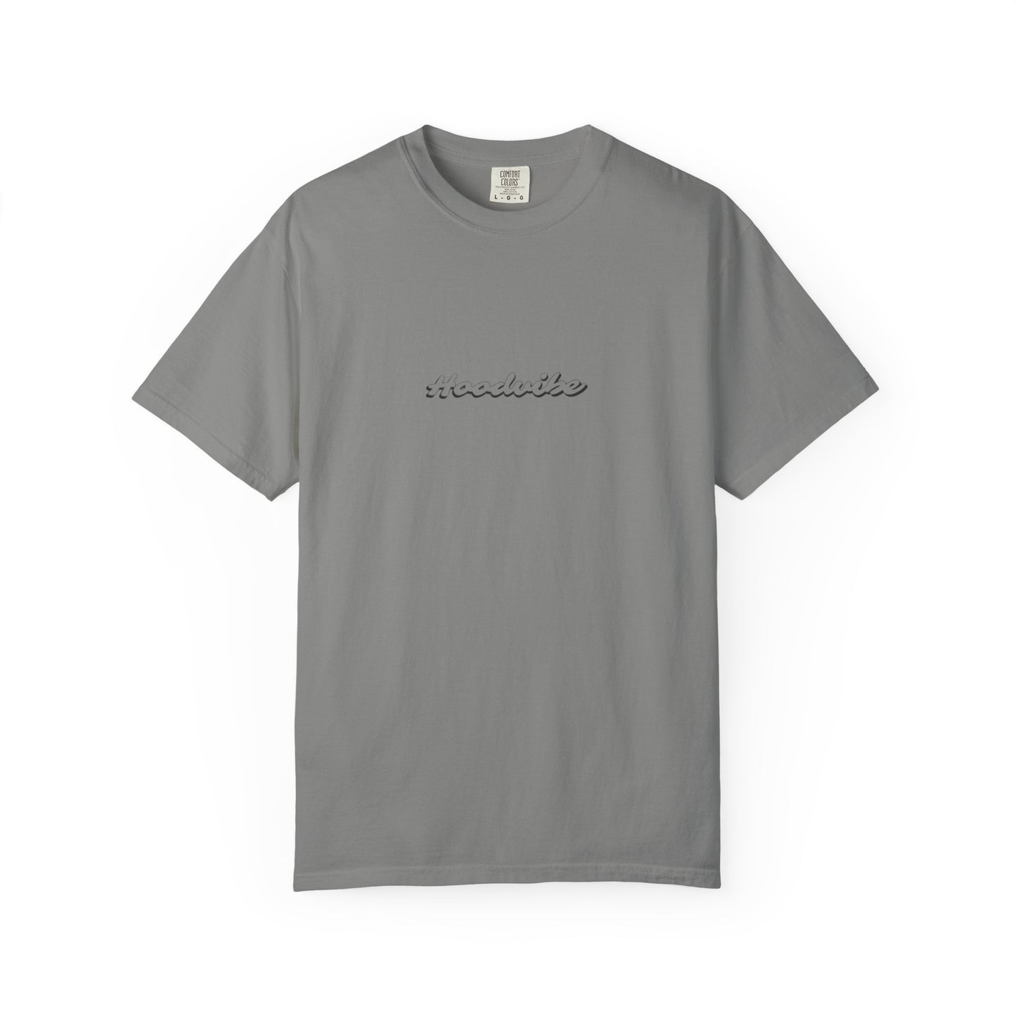 Trendy Unisex Garment-Dyed T-Shirt with 'Hoodie' Design