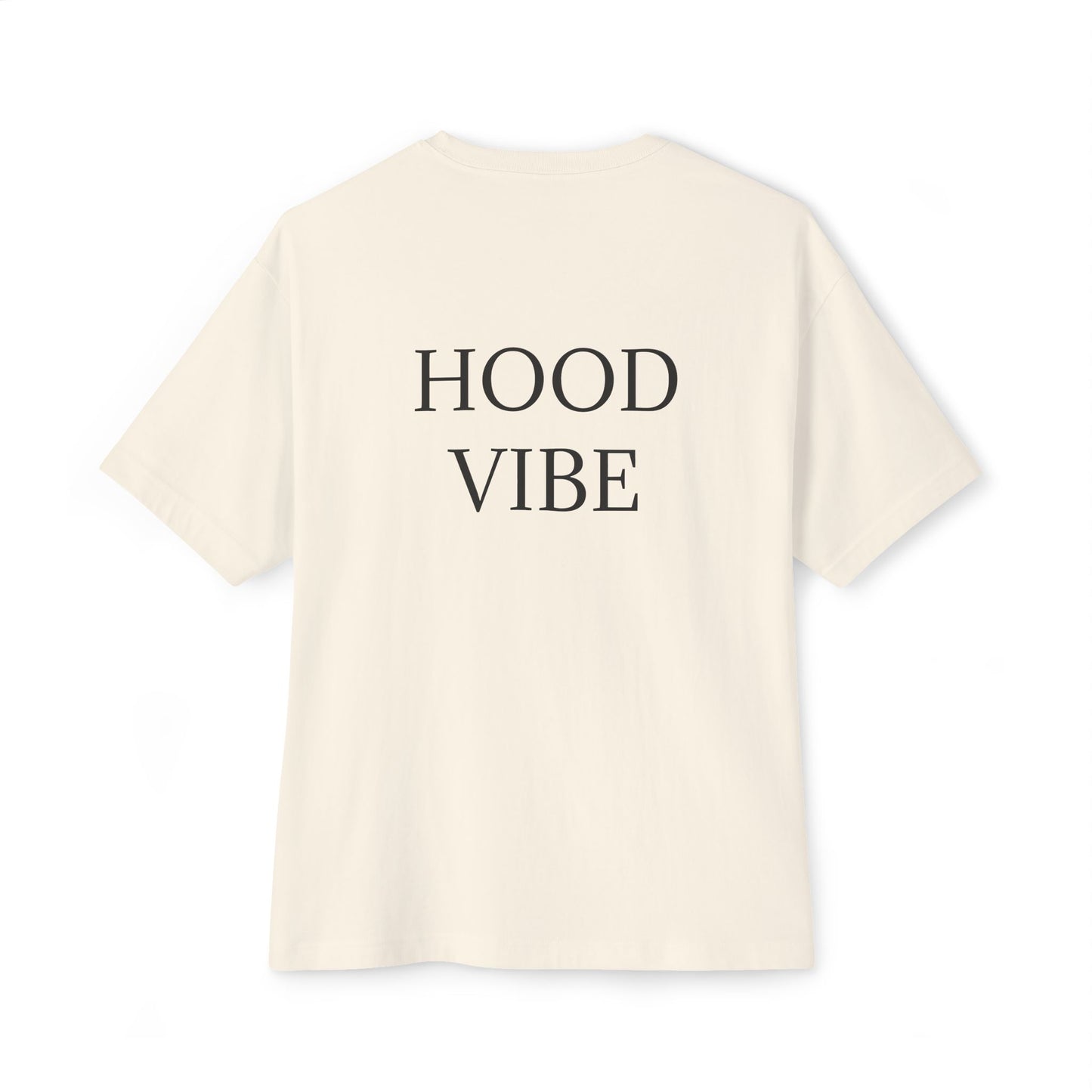 Unisex Oversized Boxy Tee - Hood Vibe Graphic Tee for Relaxed Style