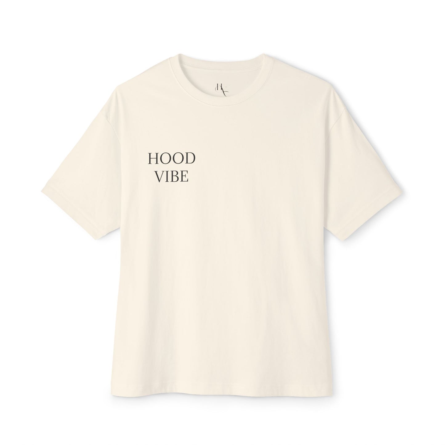 Unisex Oversized Boxy Tee - Hood Vibe Graphic Tee for Relaxed Style