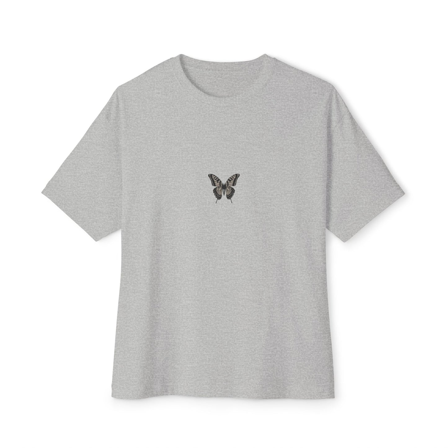 Oversized Butterfly Tee - Unisex Boxy Shirt with Hoodvibe Design