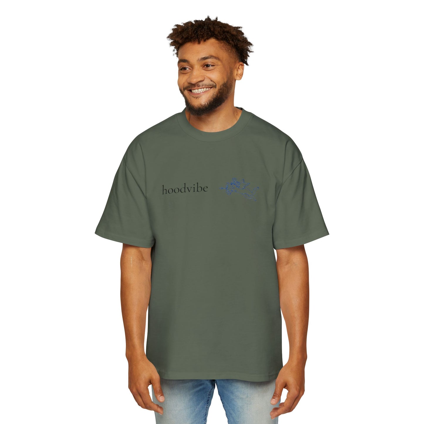 Men's Heavy Oversized Tee - Relaxed Fit Graphic T-Shirt for Casual Days, Unisex Everyday Wear, Streetwear Fashion, Cool Gift Idea