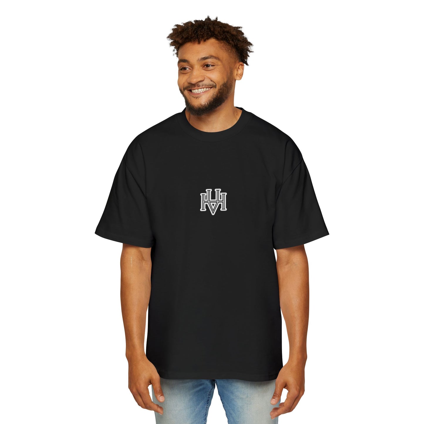 Men's Heavy Oversized Tee - Hoodvibe Top | Casual Streetwear, Unisex Graphic Tee