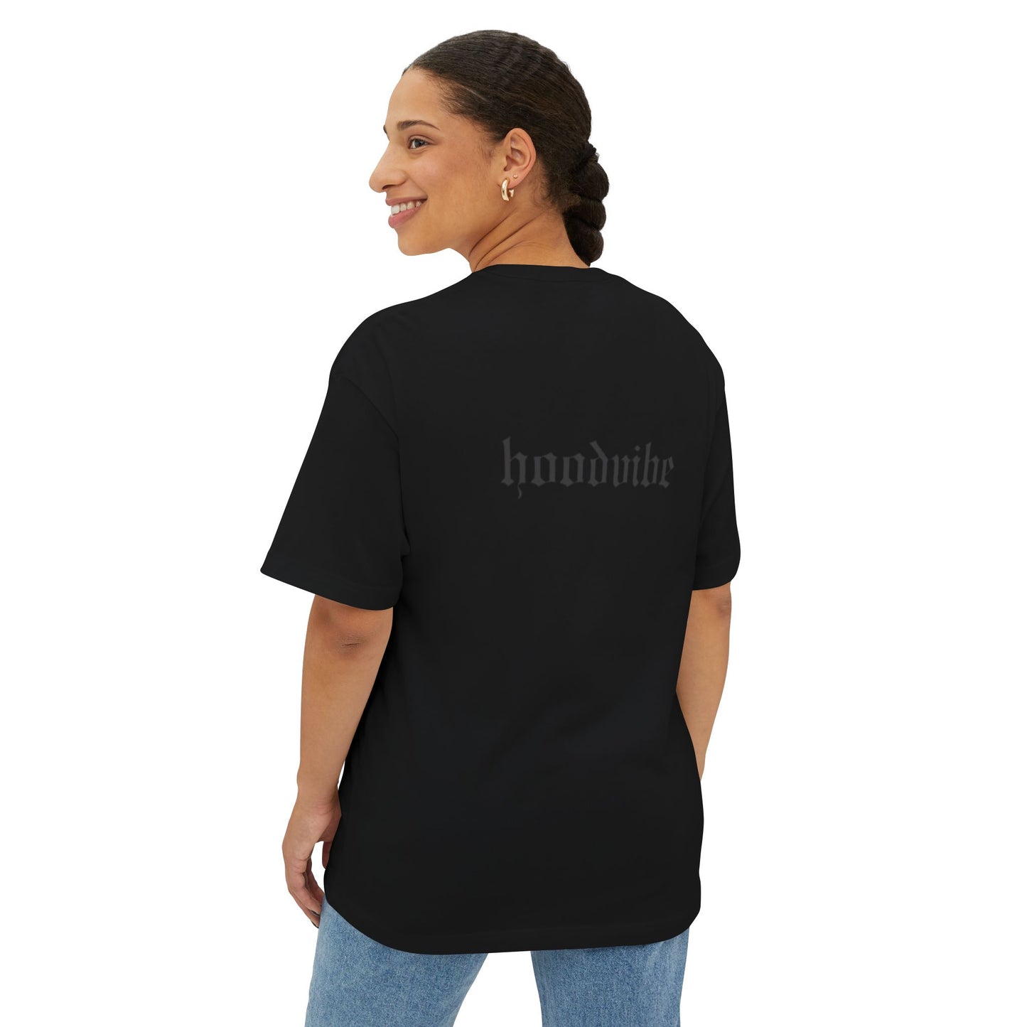 Oversized Butterfly Tee - Unisex Boxy Shirt with Hoodvibe Design