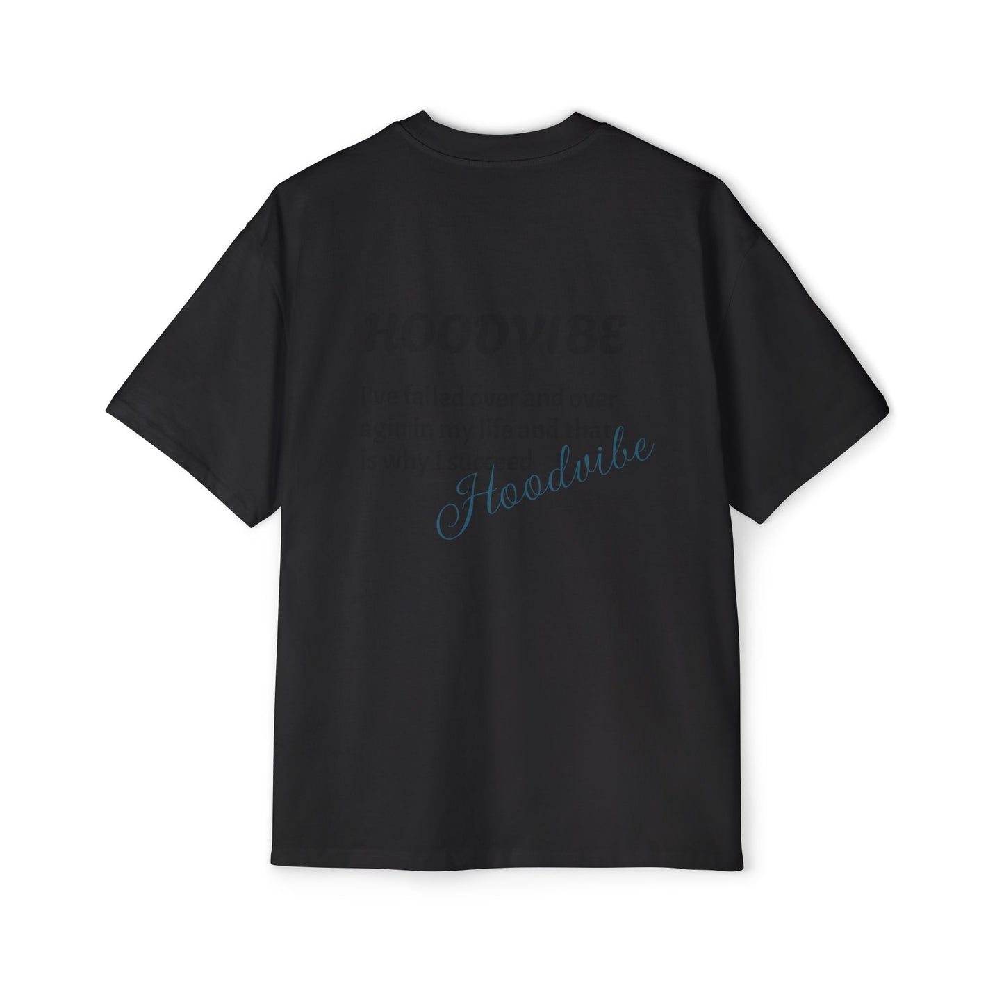 Hoodvibe Men's Heavy Oversized Tee - Inspirational Statement Shirt