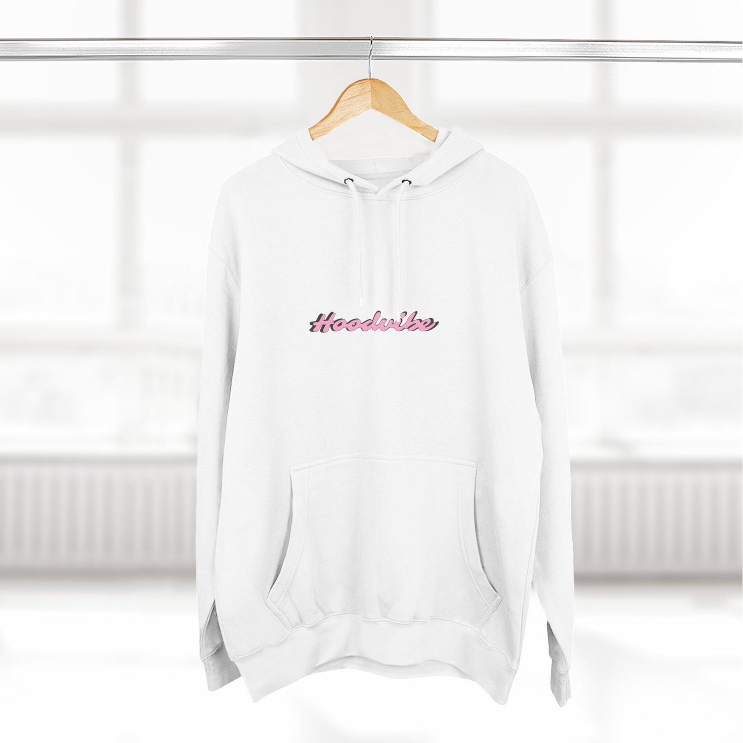 Three-Panel Fleece Hoodie