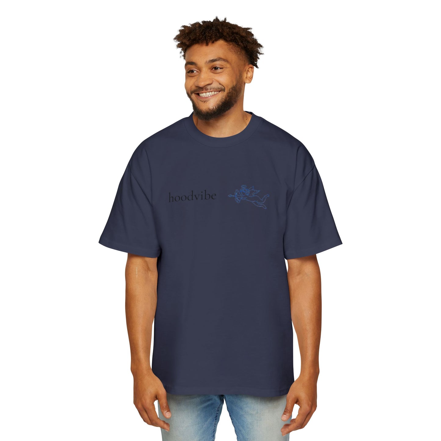 Men's Heavy Oversized Tee - Relaxed Fit Graphic T-Shirt for Casual Days, Unisex Everyday Wear, Streetwear Fashion, Cool Gift Idea