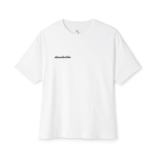 Hoodie Vibe Oversized Boxy Tee - Unisex Casual Streetwear