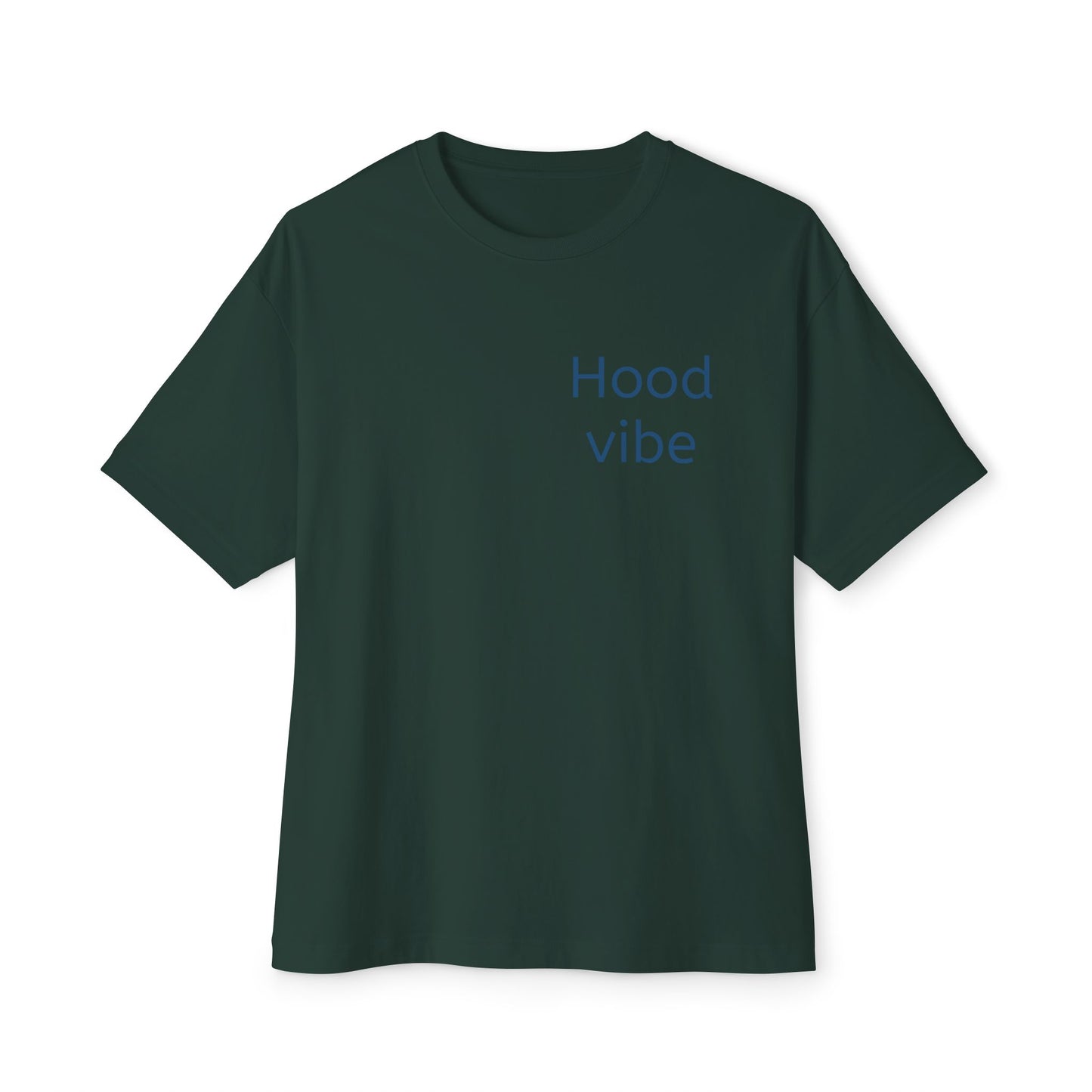 Unisex Oversized Tee with 'Hood Vibe' Design - Casual Streetwear, Graphic Tee, Gift for Friends, Everyday Wear, Summer Style