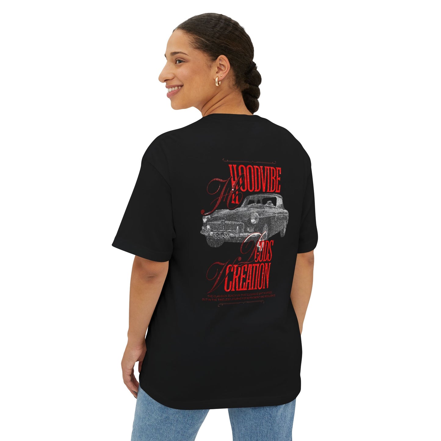 Relaxed Vintage Car Tee, Unisex Boxy T-Shirt, Casual Streetwear, Gift for Car Lovers, Summer Essential, Retro Vibe Clothing