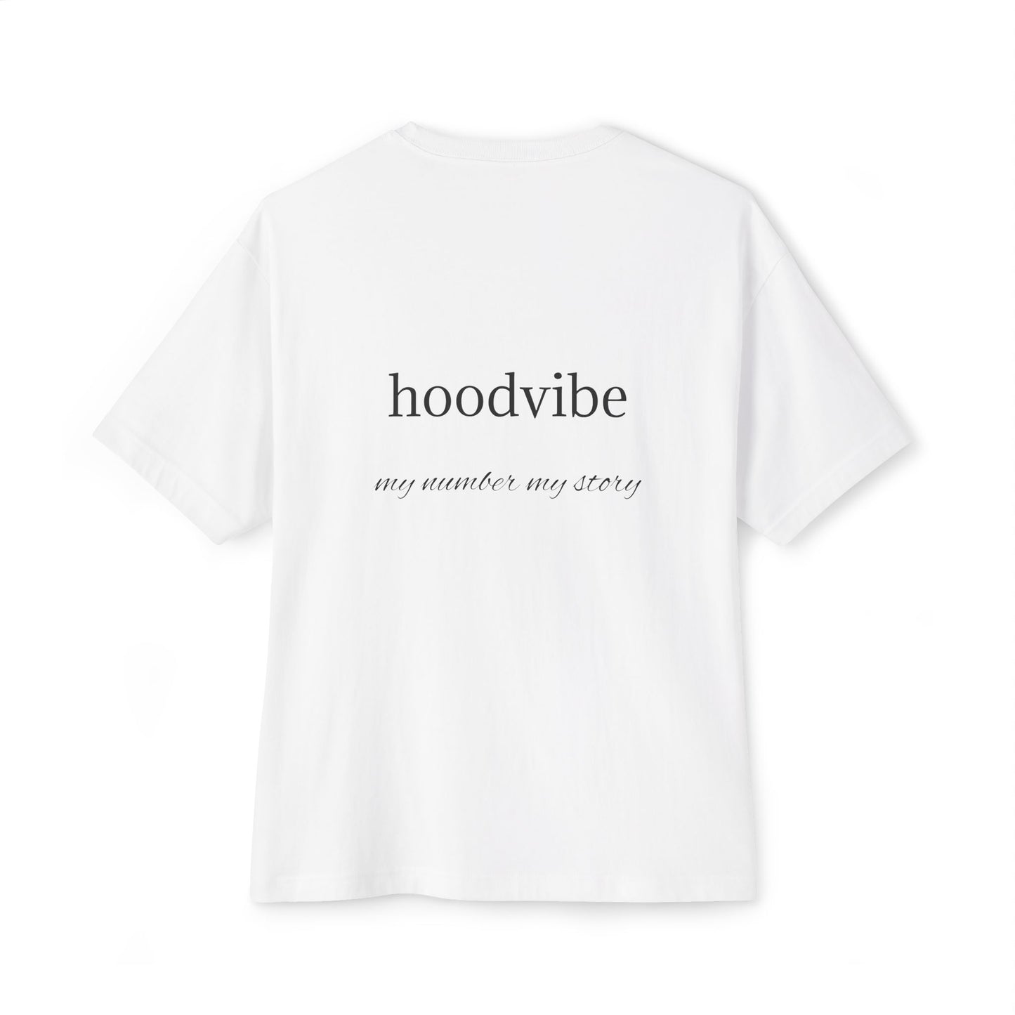 Unisex Oversized Boxy Tee - Hood Vibe Graphic Tee for Casual Comfort