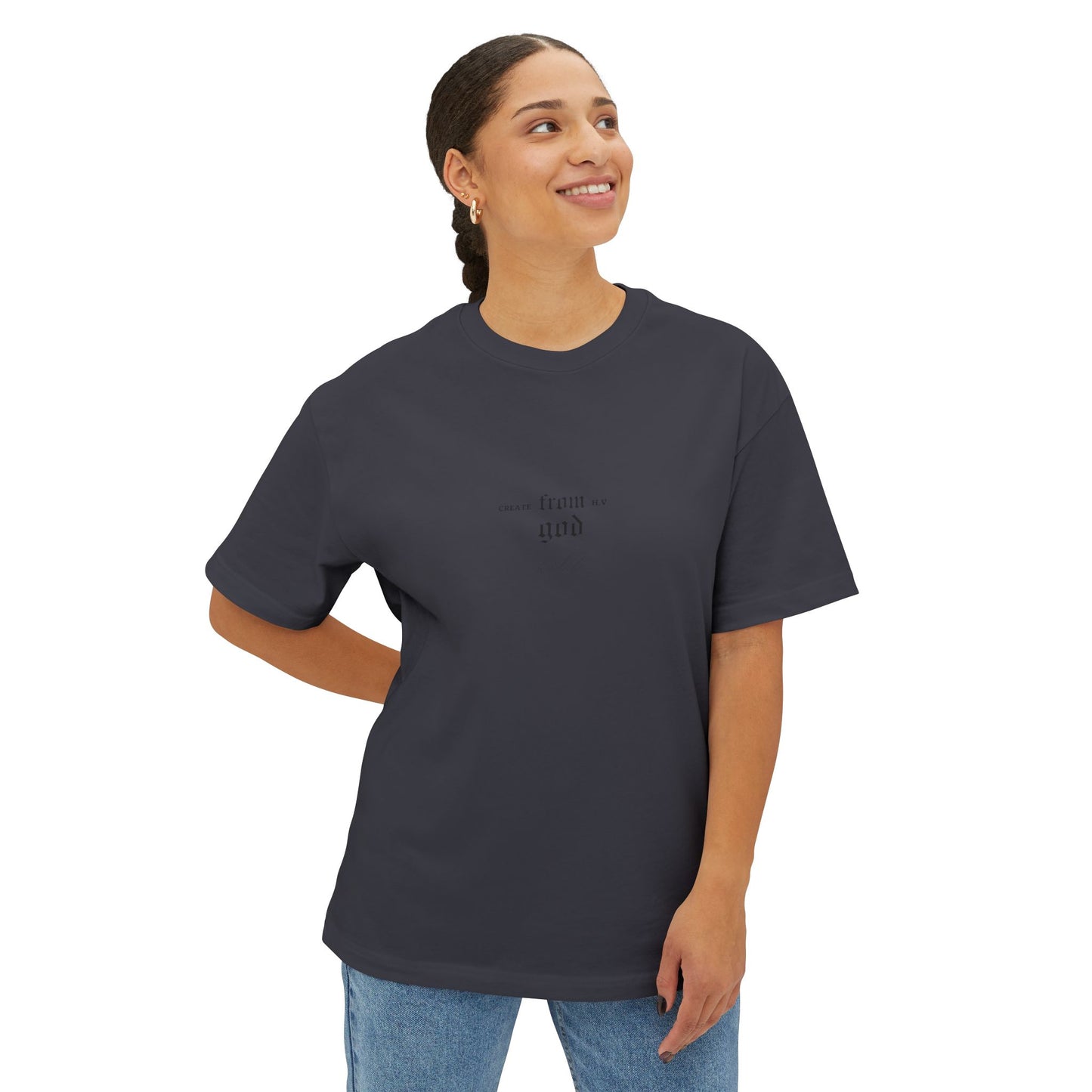 Unisex Oversized Boxy Tee - Comfortable, Casual Wear, Spiritual Style, Perfect for Everyday & Gifts