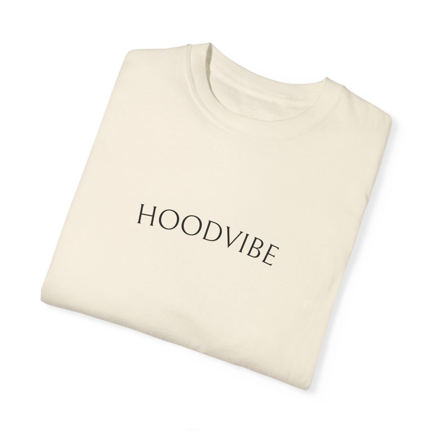 Hoodvibe Unisex Garment-Dyed T-Shirt - Beach Sunset Graphic Tee