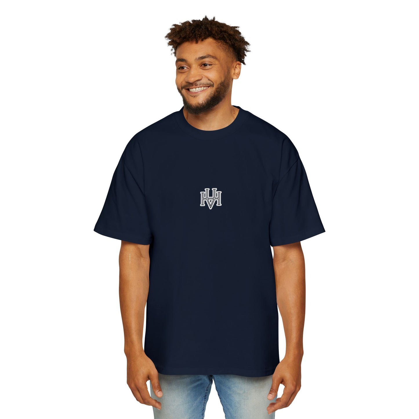 Men's Oversized Tee - Good Vibes Only Cupid Graphic Tee