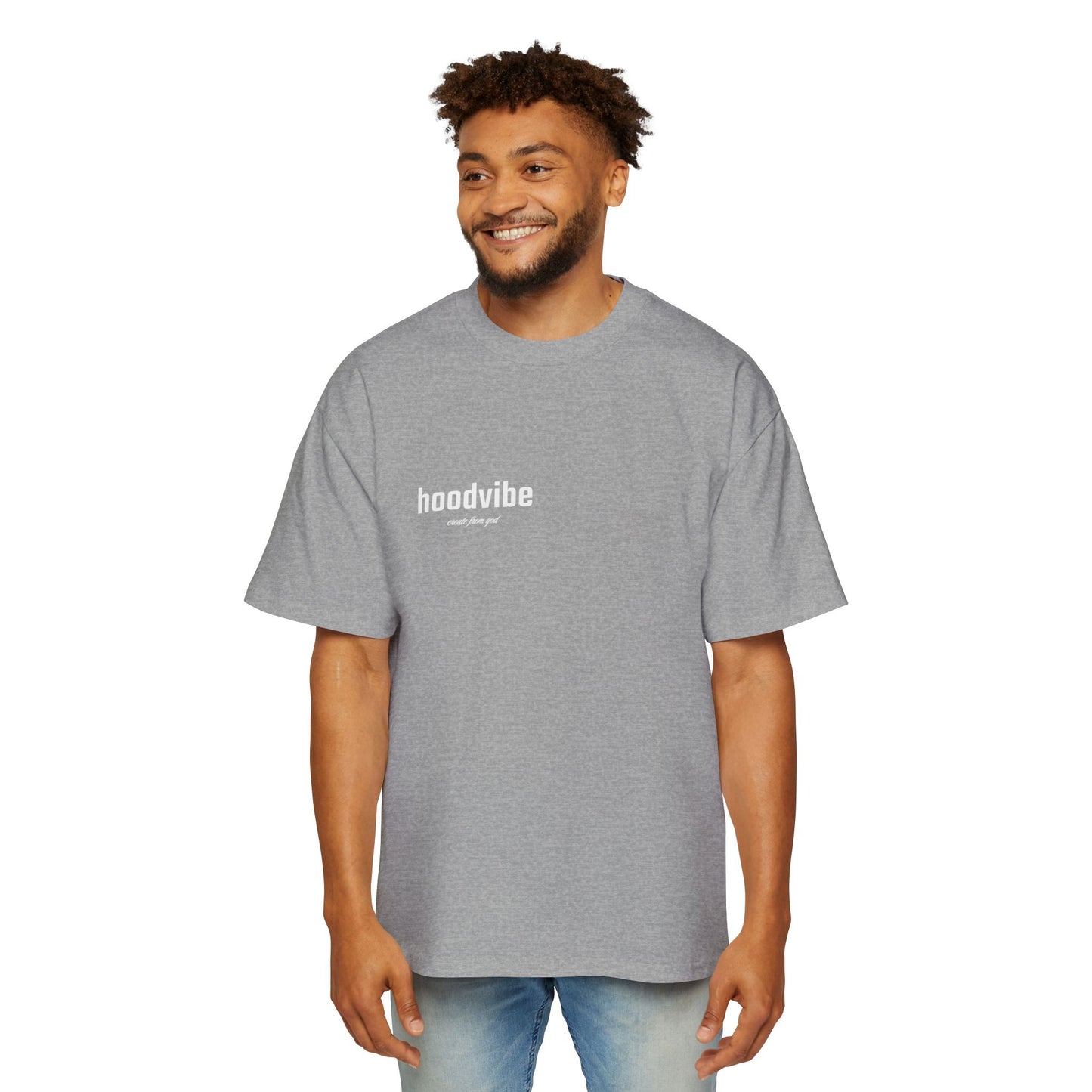 Men's Oversized Tee - Long Journey Graphic T-Shirt for Adventure Lovers