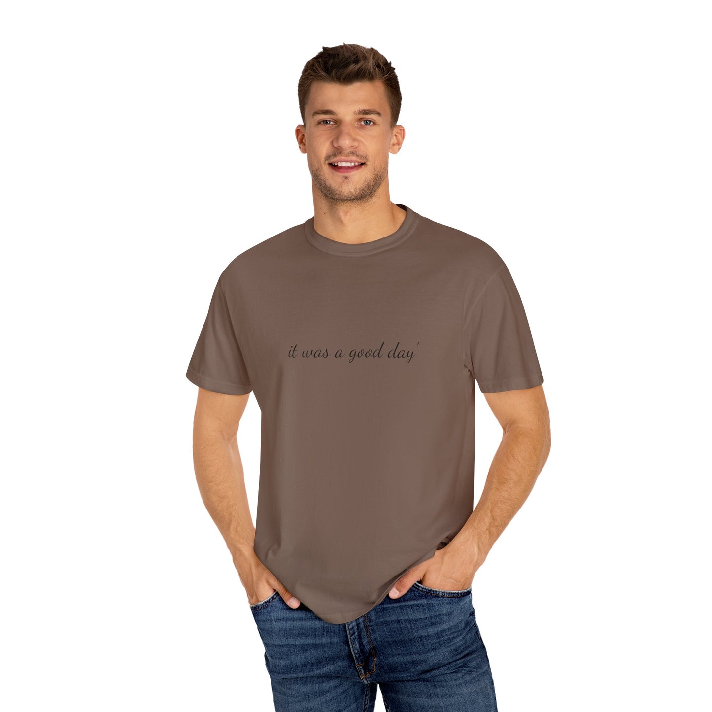 Unisex Garment-Dyed T-shirt - 'It Was A Good Day' Ice Cube Tribute