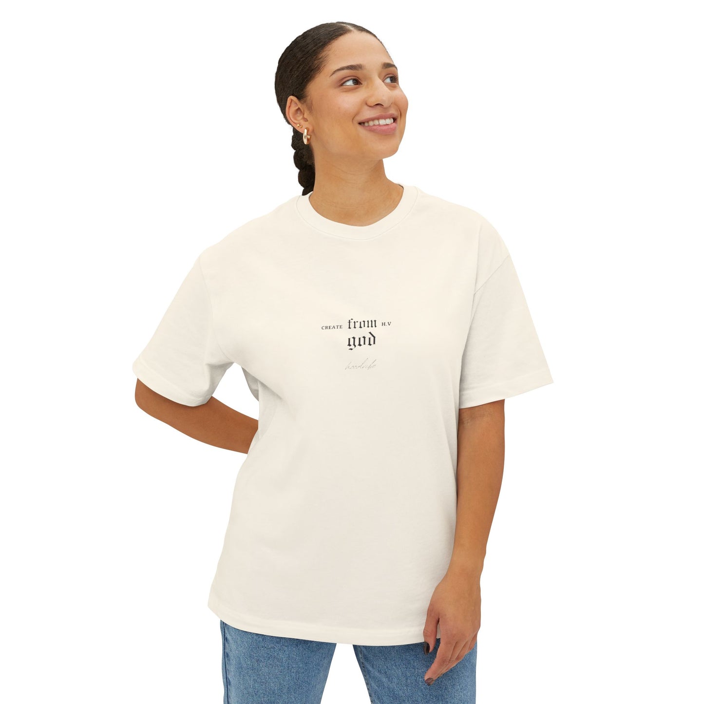 Unisex Oversized Boxy Tee - Comfortable, Casual Wear, Spiritual Style, Perfect for Everyday & Gifts