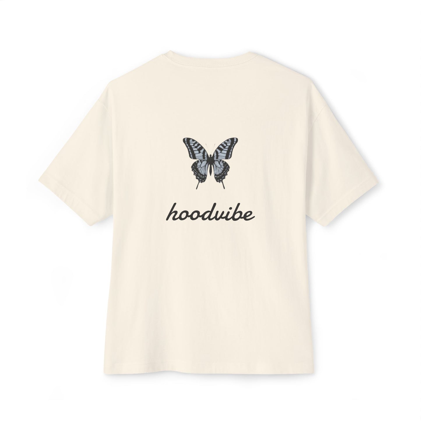 Unisex Oversized Butterfly Tee - Relaxed Fit Graphic T-Shirt for Casual Wear