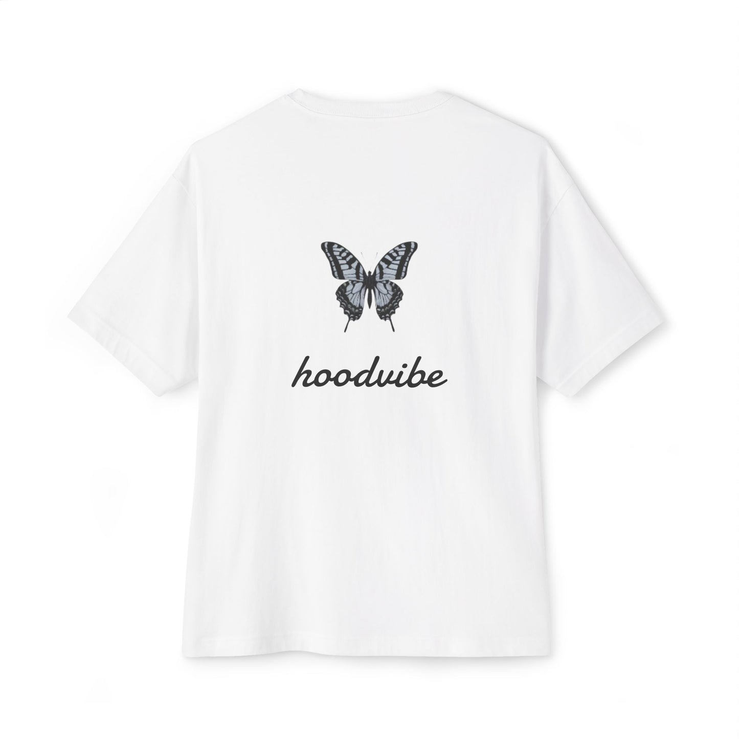Unisex Oversized Butterfly Tee - Relaxed Fit Graphic T-Shirt for Casual Wear