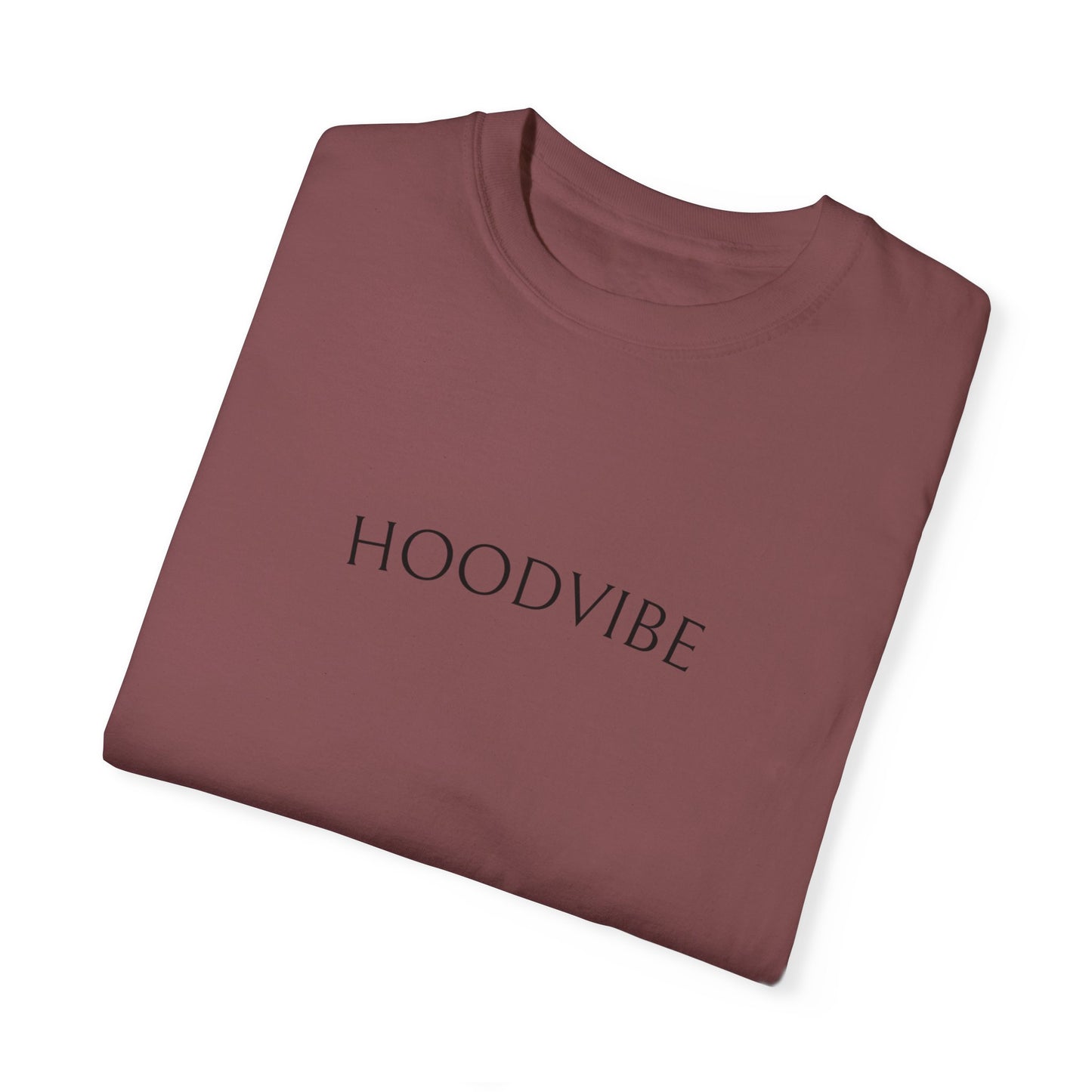 Hoodvibe Unisex Garment-Dyed T-Shirt - Beach Sunset Graphic Tee
