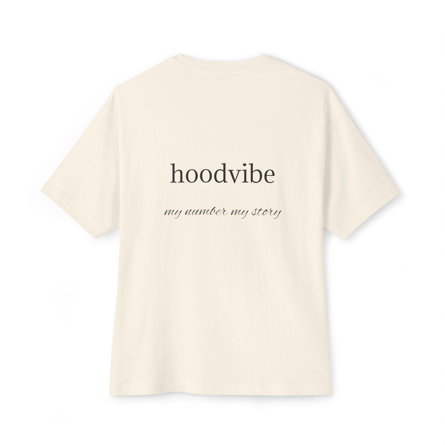 Unisex Oversized Boxy Tee - Hood Vibe Graphic Tee for Casual Comfort