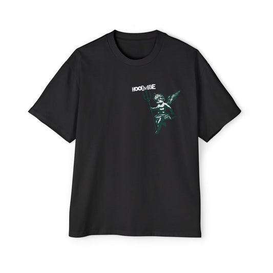 Heavy Oversized Tee - Urban Vibe Graphic T-Shirt for Men, Casual Streetwear, Hip-Hop Style, Gift for Trendsetters, Cool Graphic Tee