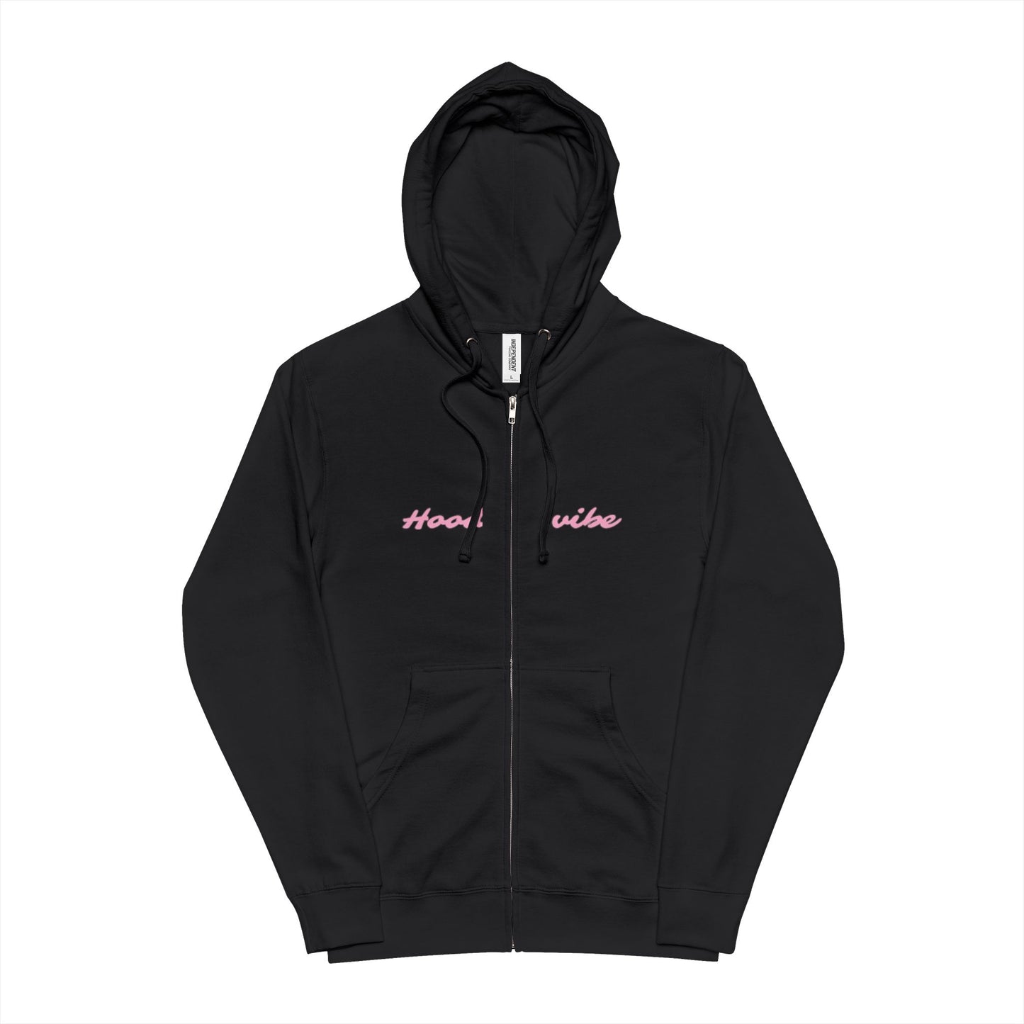 Unisex Fleece Zip Up Hoodie - 'Home is Where the Heart Is' Design