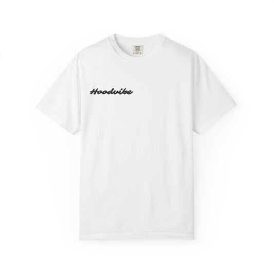 Hoodie-Inspired Floral Unisex Garment-Dyed T-Shirt