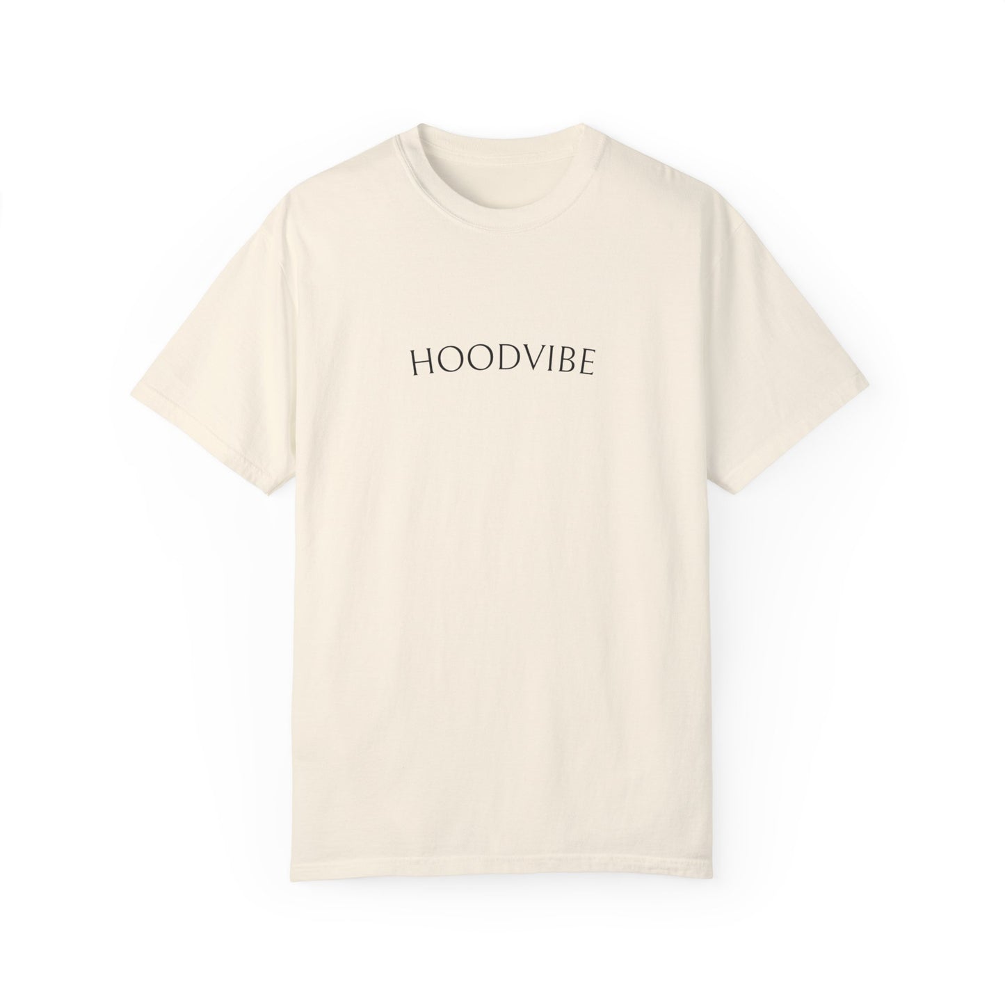 Hoodvibe Unisex Garment-Dyed T-Shirt - Beach Sunset Graphic Tee