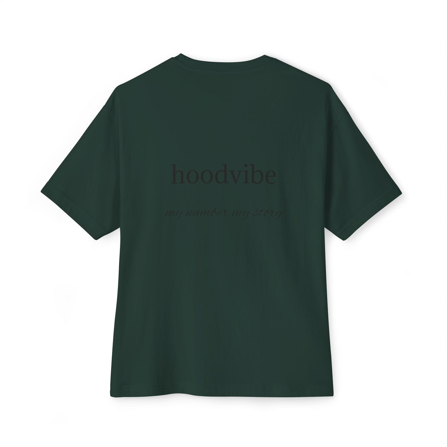 Unisex Oversized Boxy Tee - Hood Vibe Graphic Tee for Casual Comfort