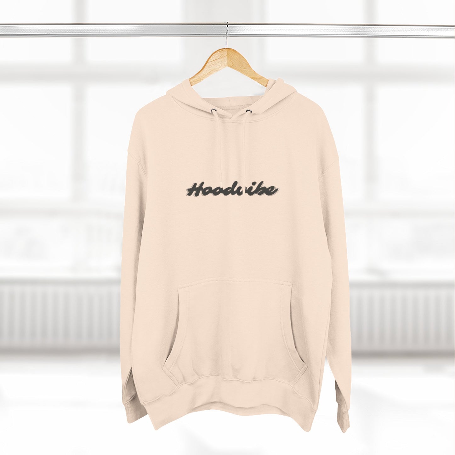Three-Panel Fleece Hoodie