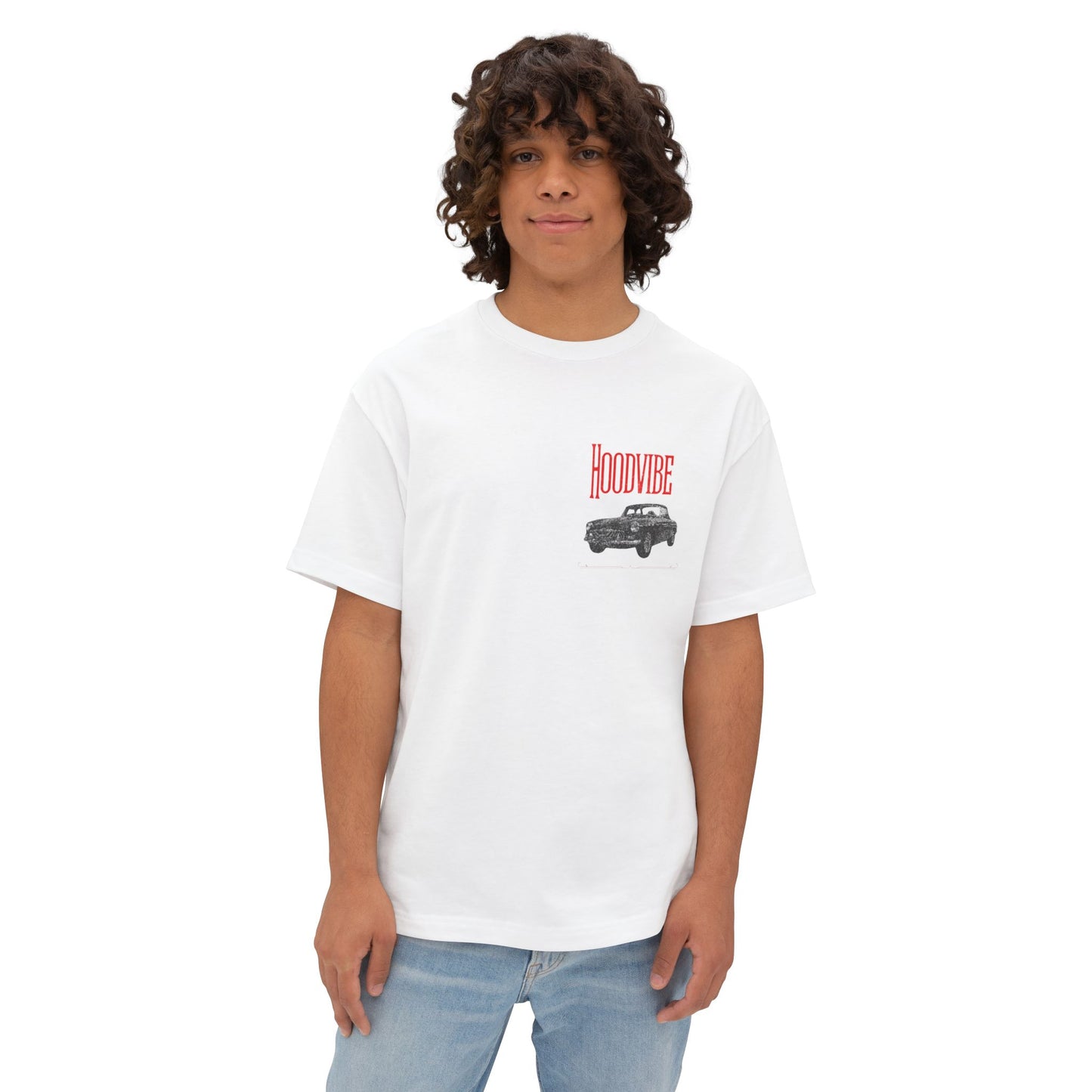 Relaxed Vintage Car Tee, Unisex Boxy T-Shirt, Casual Streetwear, Gift for Car Lovers, Summer Essential, Retro Vibe Clothing