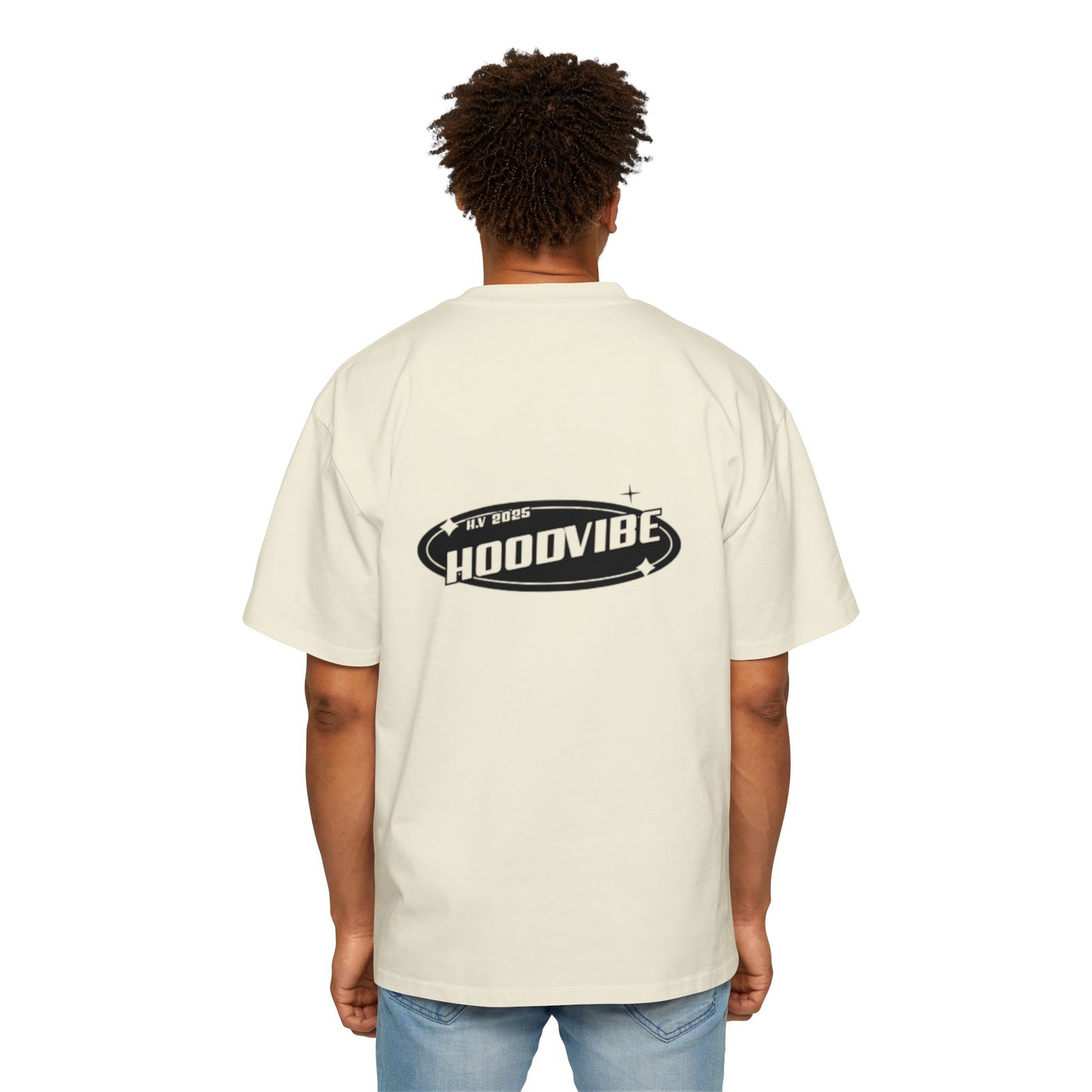 Men's Heavy Oversized Tee - Hoodvibe Graphic Tee for Casual Style