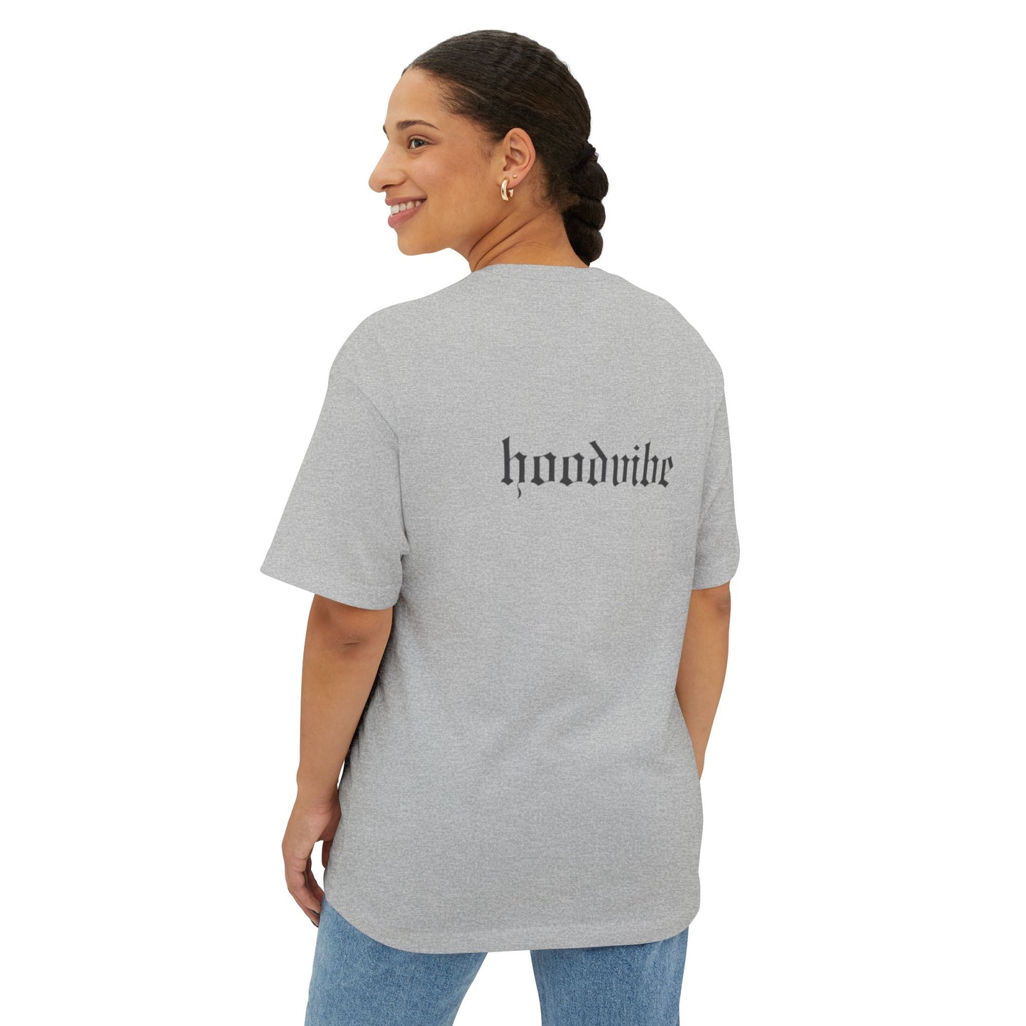Oversized Butterfly Tee - Unisex Boxy Shirt with Hoodvibe Design