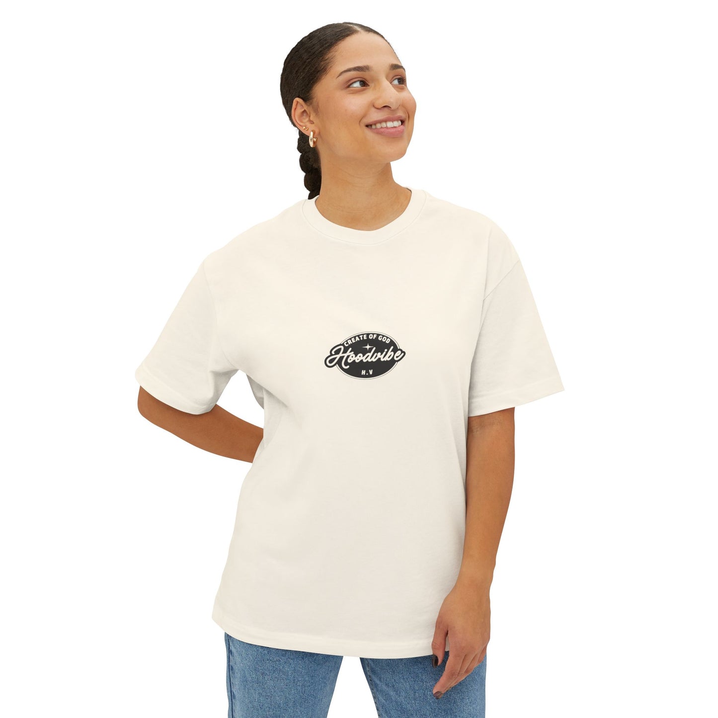 Unisex Oversized Boxy Tee - Create of God Hoodvibe Graphic Tee