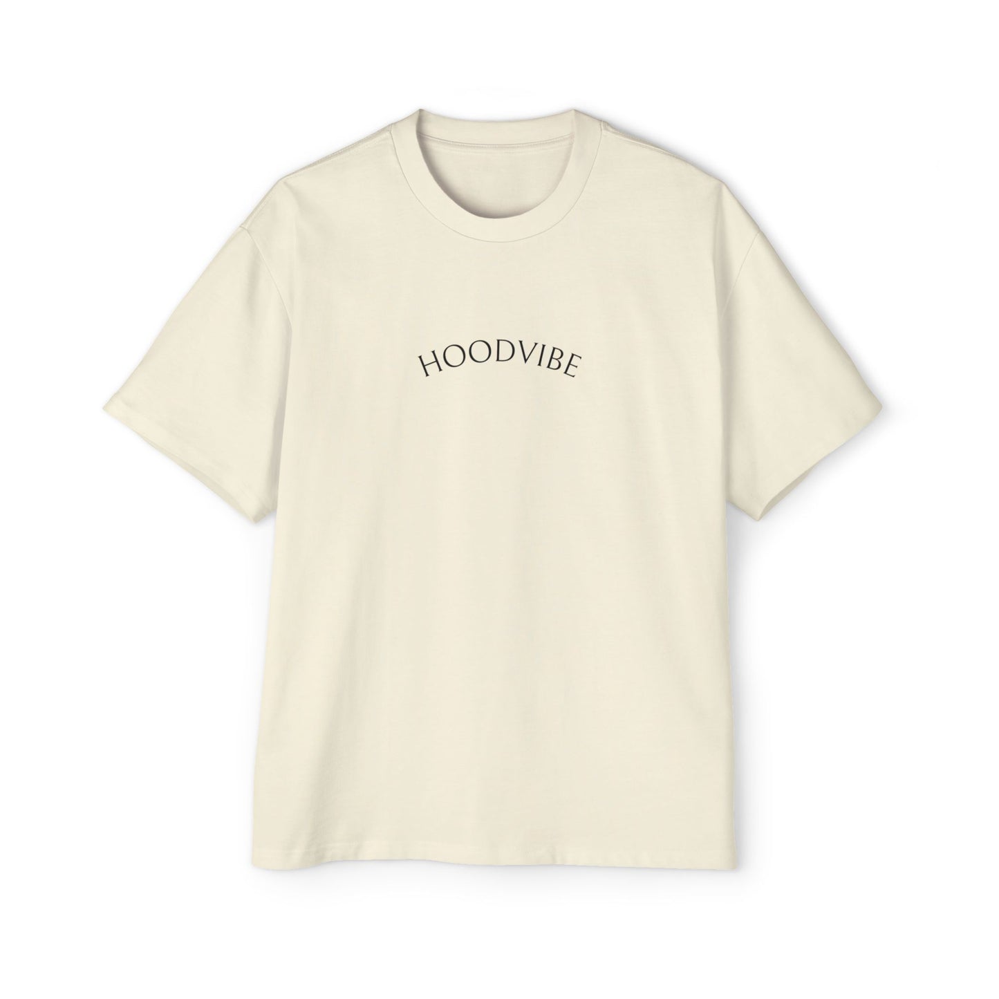 Hoodvibe Men's Heavy Oversized Tee - Inspirational Statement Shirt