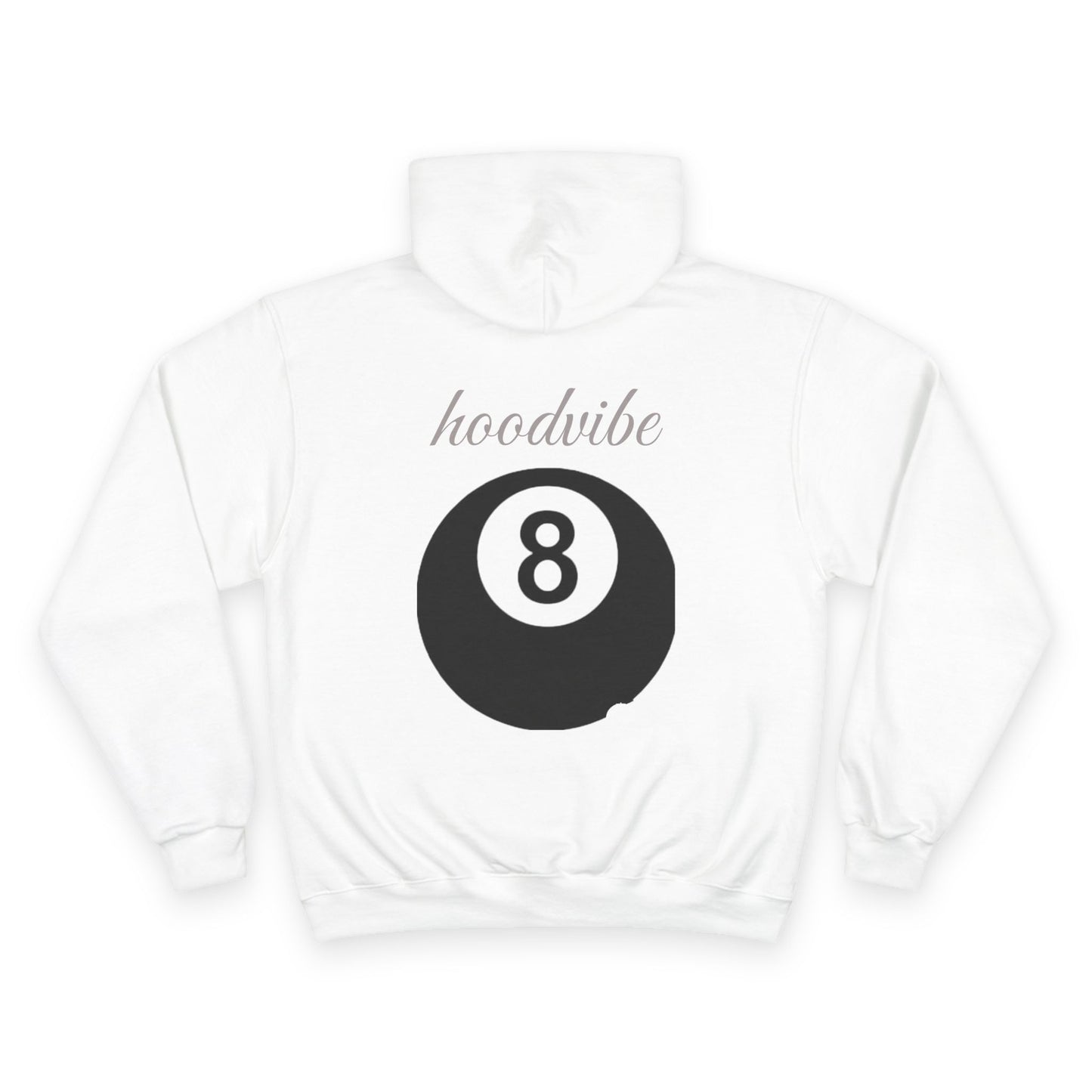 Champion Hoodie with 'Hoodvibe 8' Design - Perfect for Casual Style