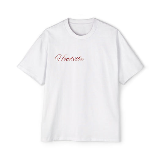Men's Heavy Oversized Tee - Target of Cupid - Casual Streetwear for Valentine's Day