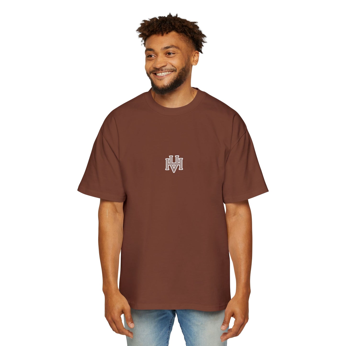 Men's Oversized Tee - Good Vibes Only Cupid Graphic Tee