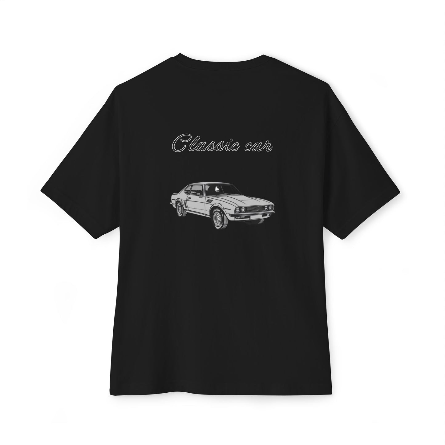 Vintage Car Graphic Unisex Oversized Boxy Tee