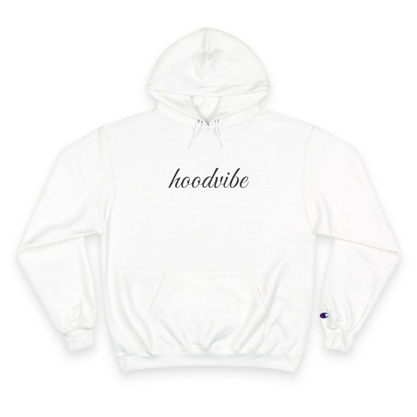 Champion Hoodie with 'Hoodvibe 8' Design - Perfect for Casual Style
