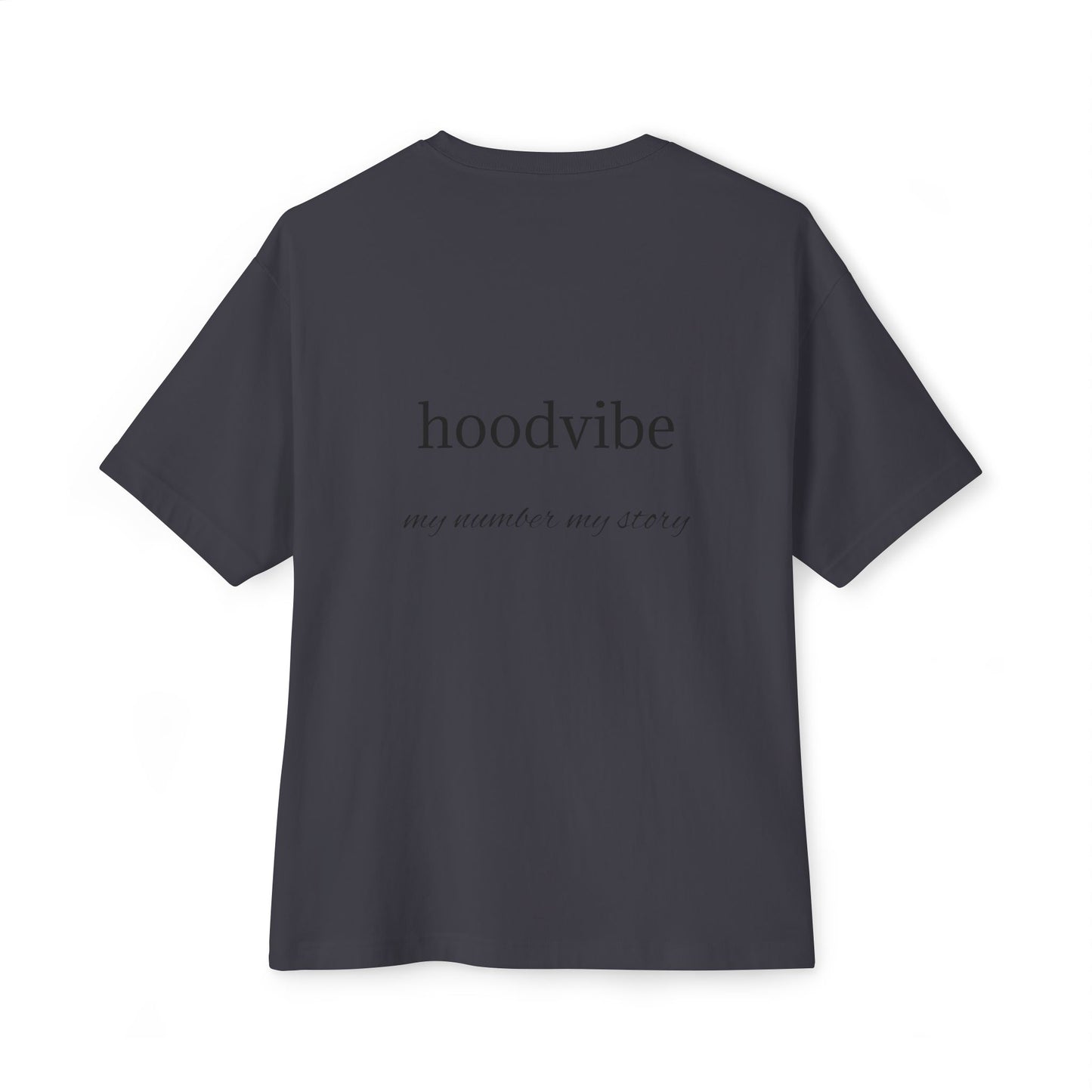 Unisex Oversized Boxy Tee - Hood Vibe Graphic Tee for Casual Comfort