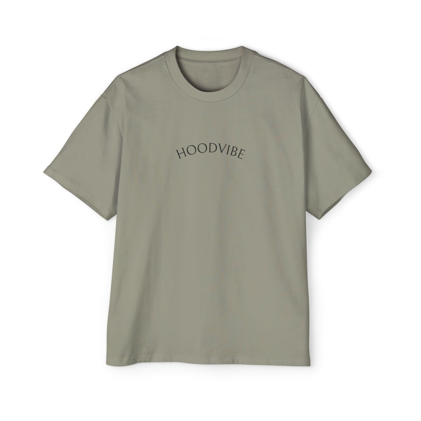Hoodvibe Men's Heavy Oversized Tee - Inspirational Statement Shirt