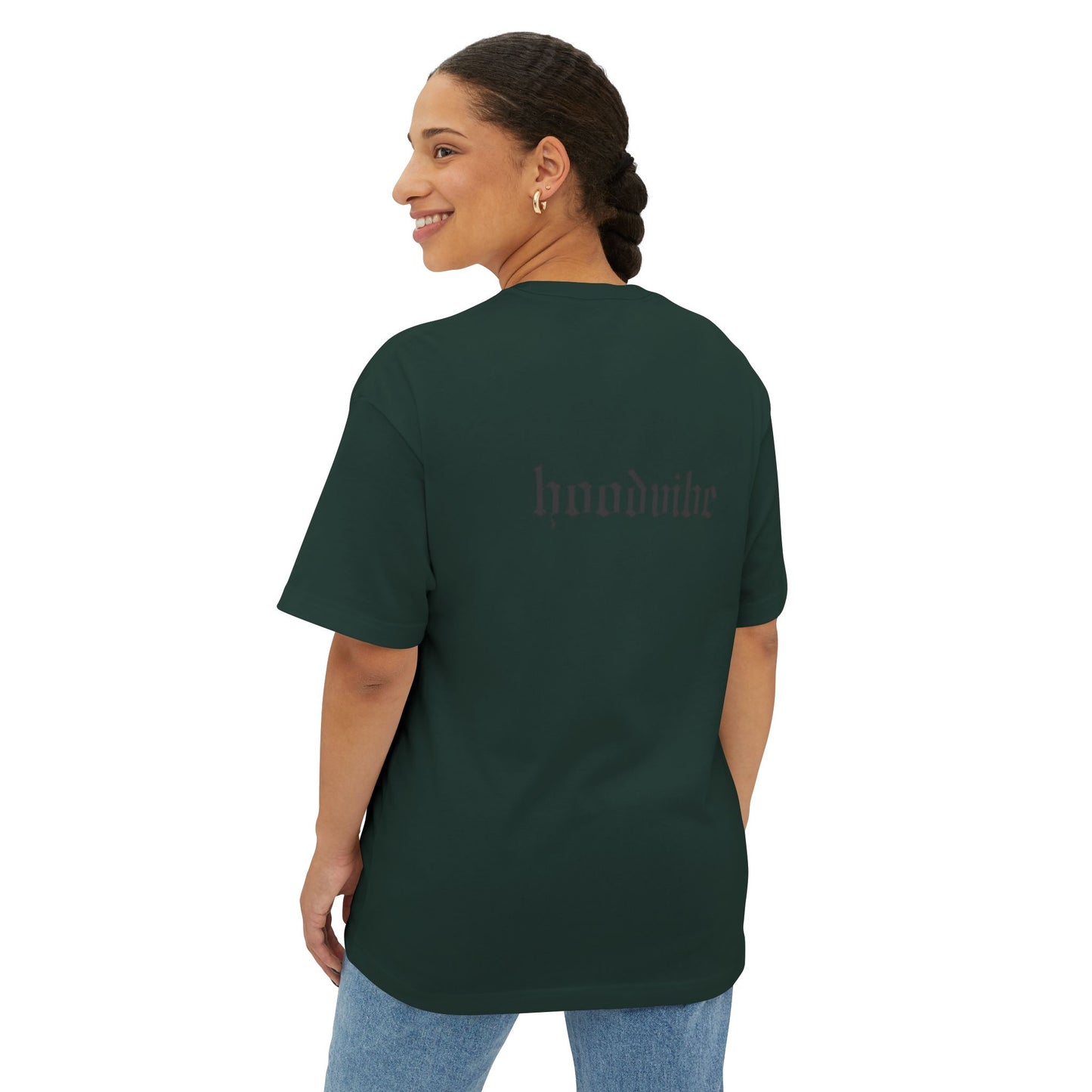 Oversized Butterfly Tee - Unisex Boxy Shirt with Hoodvibe Design